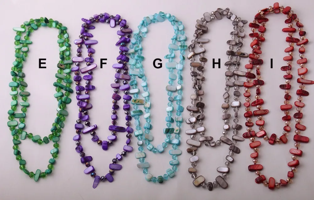 Бесплатная доставка модный Радужный цветной кристалл с узелком и подвеской|necklace