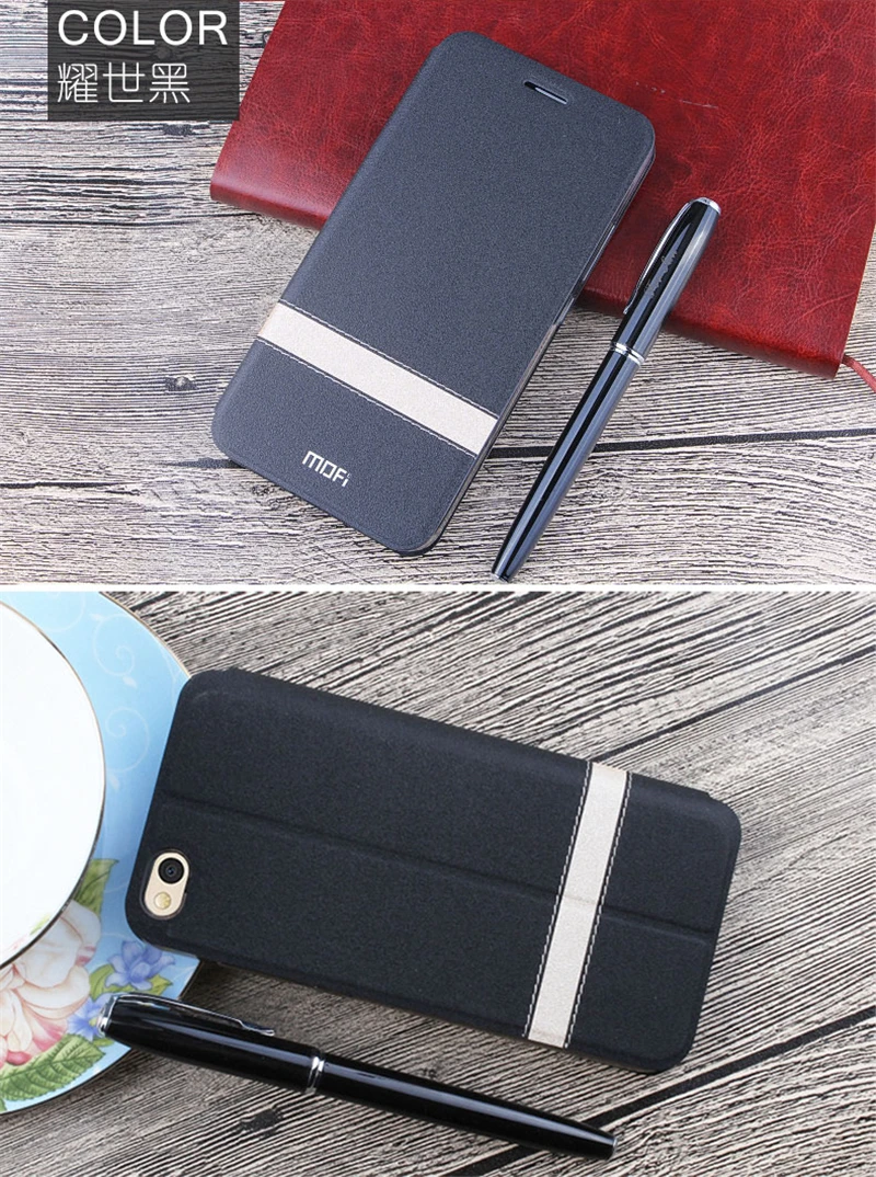 Новинка Модный Оригинальный чехол MOFI для Xiaomi 5X роскошный Магнитный флип из