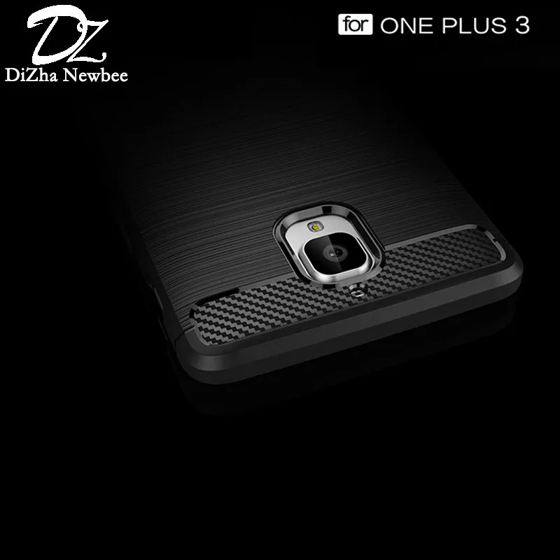 Dizha Newbee для Oneplus 3 чехол из углеродного волокна и ТПУ Защита окружающей среды
