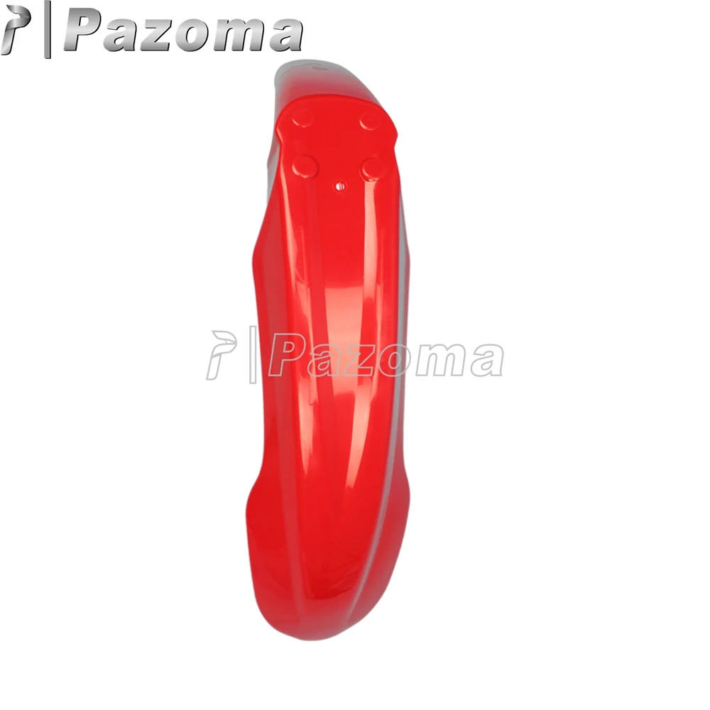 PAZOMA Dirt Bike красное универсальное пластиковое брызговик для мотоцикла переднее
