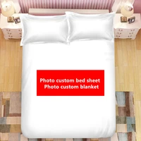 diy custom bed sheet creative personality photo the blanke wedding celebration bedding cover bed sheet birthday gift 2019