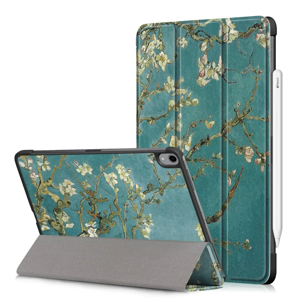 Чехол-книжка из ПУ кожи с рисунком для Apple 2018 New iPad Pro 11 Business 1 дюйма | Компьютеры и