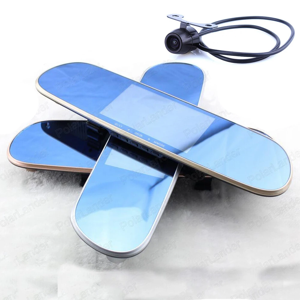 5 0 дюймов Android автомобильный видеорегистратор с двумя объективами GPS навигатор fm