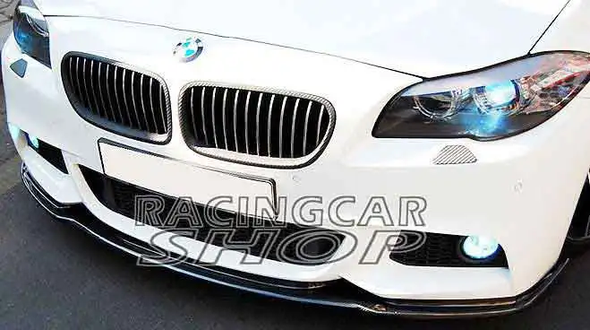 Передний спойлер из настоящего углеродного волокна для BMW F10 F18 5-SERIES MTECH Msport Бампер