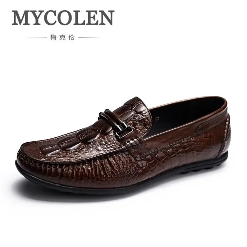 MYCOLEN Brand Men Shoes 2019 New Casual Breathable Comfortable Loafers Luxury Men's Flats Vintage Style Mocassim Masculino | Обувь