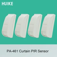 4 pcslot 461 wired passive infrared detector mini curtain pir motion sensor for home security indoor curtain burglar alarm