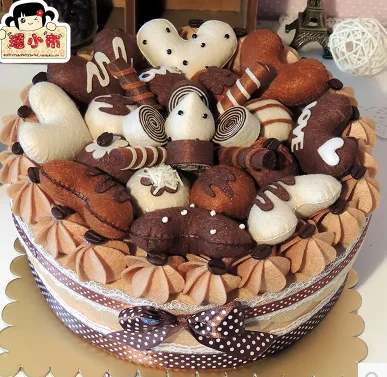 Коробка для хранения кремового торта набор из войлока рукоделия нетканого