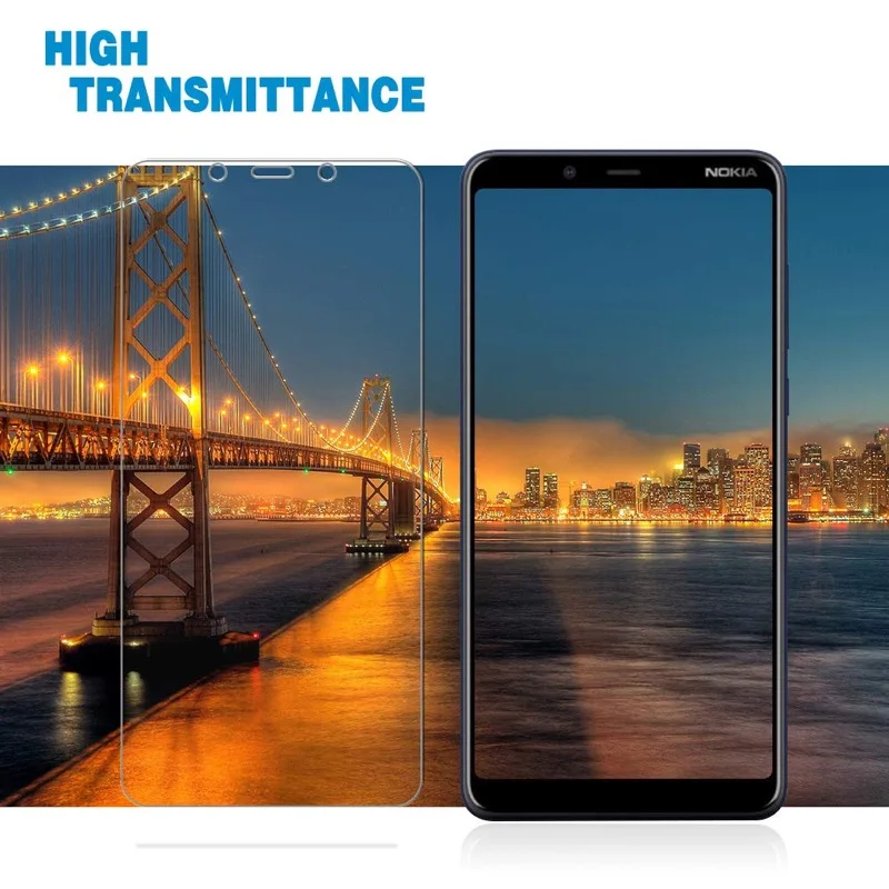 Закаленное стекло для Nokia 3 1 Plus 5 6 Защитное экрана 9H закаленное X6 X5 защитная