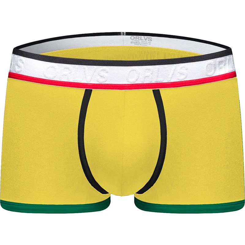 5 шт./партия сексуальные мужские трусы боксеры хлопковые Cueca дышащие Однотонные