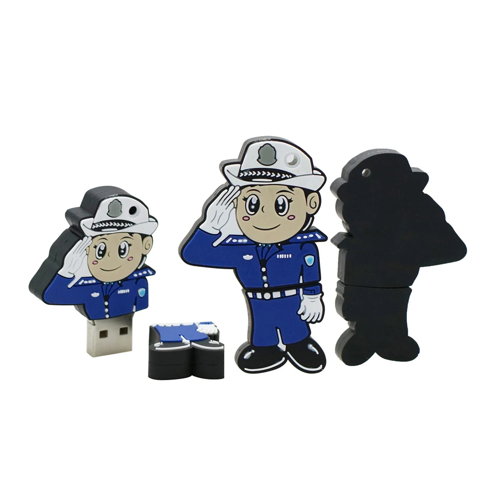 Полиция USB Flash Drive 8 ГБ 16 32 Memory Stick 2 0 флэш накопитель карты U диск|USB флэш-накопители| |