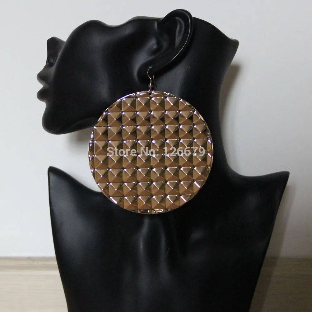 Женские круглые серьги в стиле хип хоп|earrings fashion|big earings fashion jewelrylarge earrings |