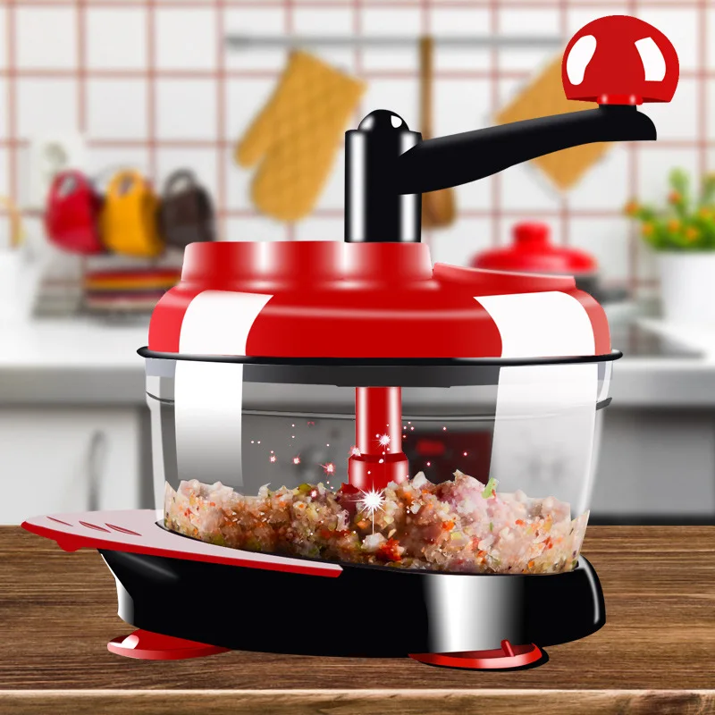 Мульти функция блендер ручной измельчитель резак еда Мясорубка овощерезка яйцо