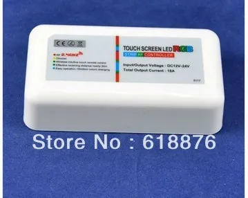 DC12-24V LED touch screen RGB controller with 2.4G RF remote control for rgb led strip/bulb/ceiling Retail Wholesales | Лампы и