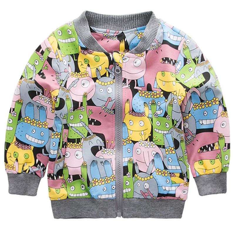 2019 Spring Autumn Kids Jackets Windbreaker Boys Girls Coat Outerwear Baby Girl Clothes Children's Cartoon Coats Jacket Clothing | Детская