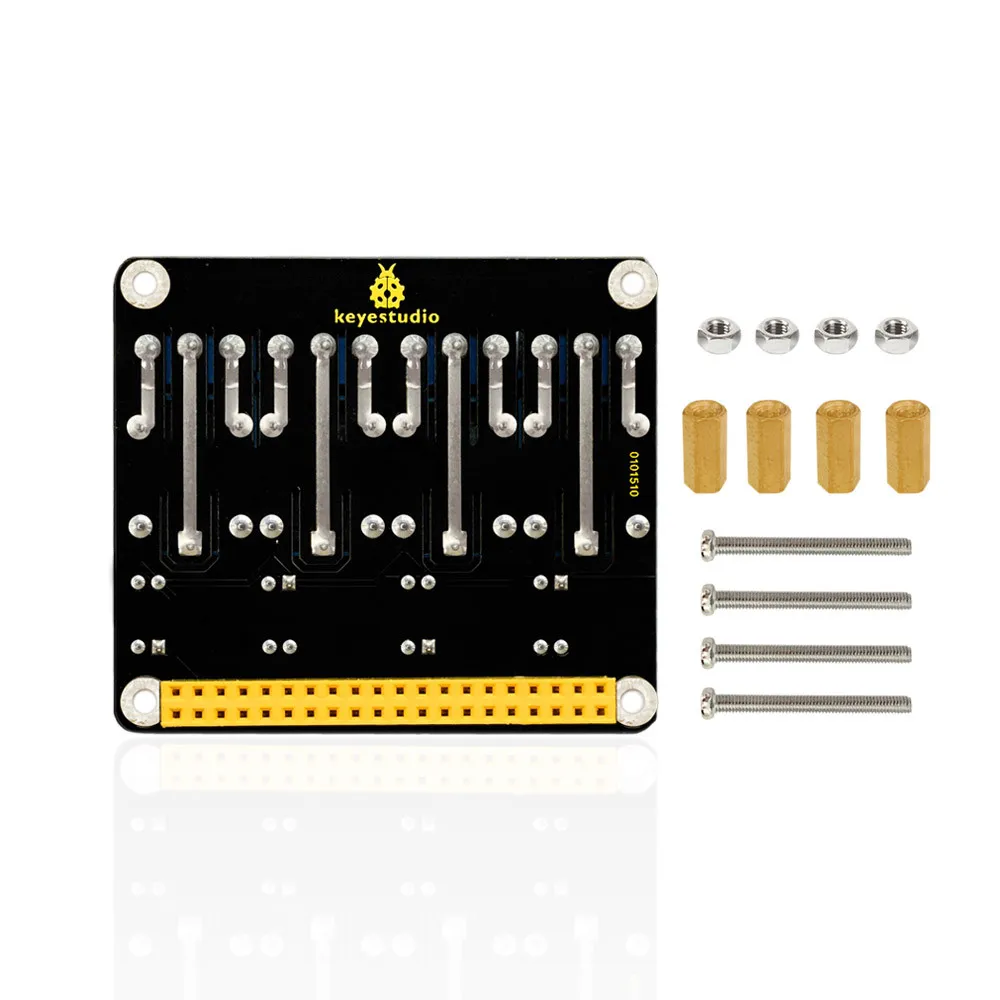 Keyestudio RPI 4channel-Relay 5В Щит для Raspberry Pi/CE сертификация