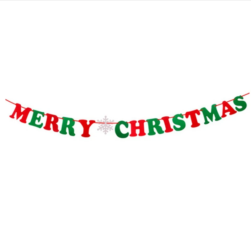 Christmas Banner 3 Рождественские украшения для дома Navidad год Рождество Санта Calus баннер рождественские подарки Рождество Dcor счастливый год - Цвет: Christmas Banner 3