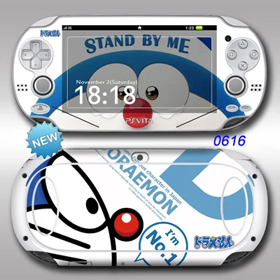 Передняя и задняя защитная psv1000 кожи Стикеры чехол для Sony PS Vita 1000 One Piece/Doraemon Наклейка виниловая кожа стикеры протектор - Цвет: 0616 PSV1000 Sticker