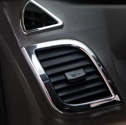 Автомобильный выход для кондиционера 6 шт. ABS хромированные аксессуары Hyundai Solaris