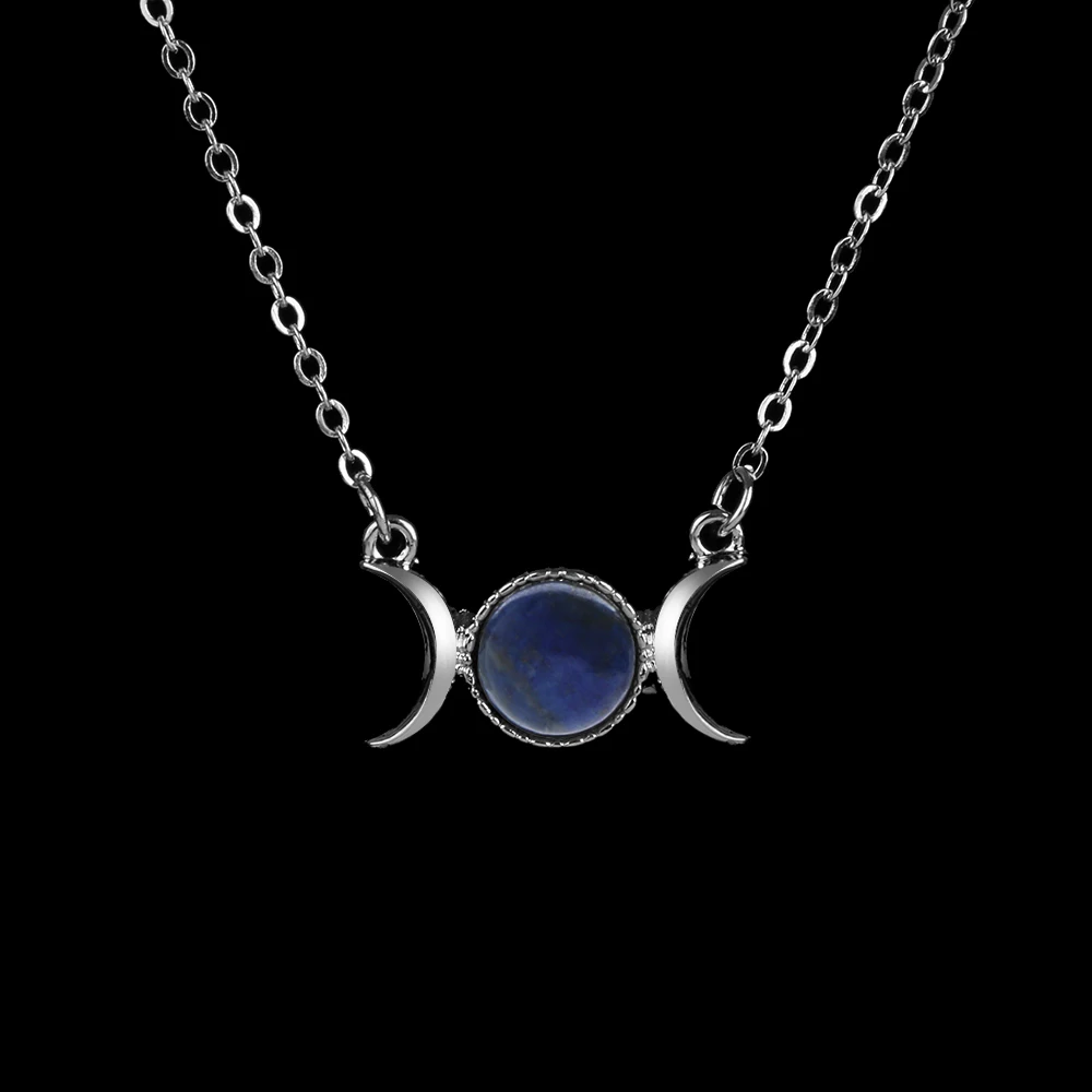 1 штука Новинка Полумесяц и воскресенья а также серебряный кулон Цвет цепи с