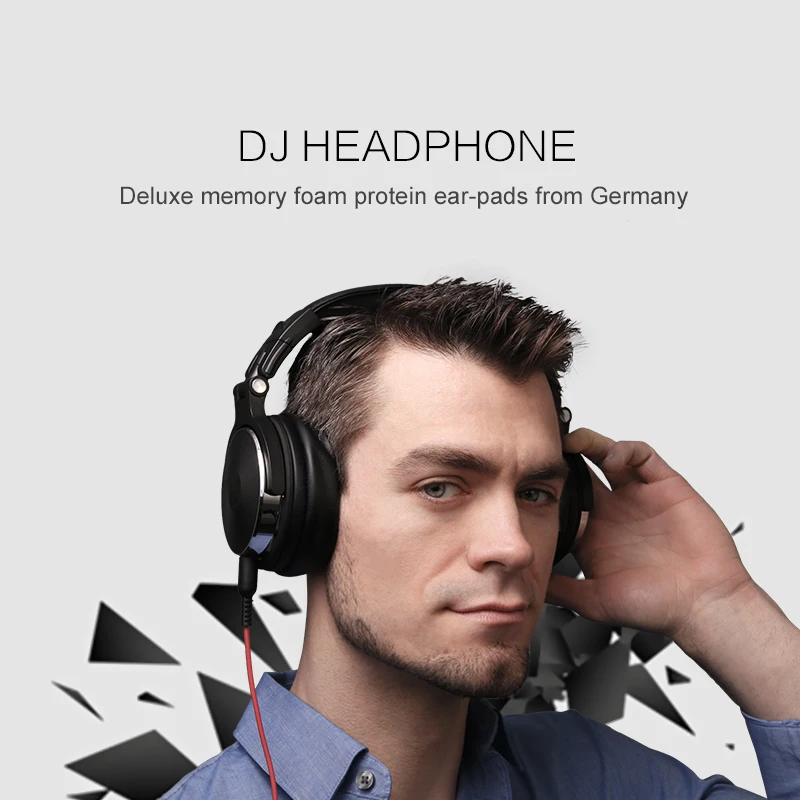 Oneodio DJ наушники Профессиональная студия Pro монитор гарнитура Проводные над ухом Стерео наушники с микрофоном для мобильного телефона компьютера