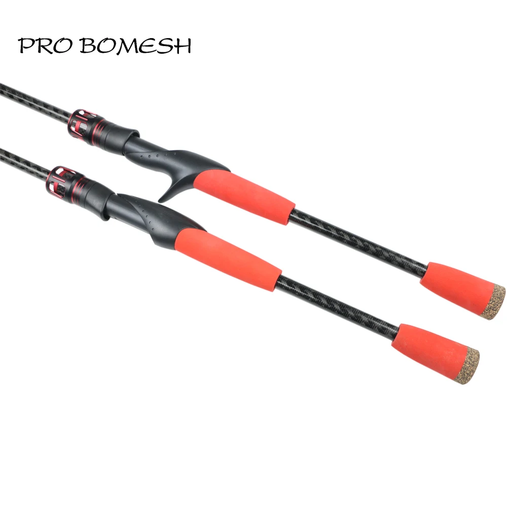 Pro Bomesh 1 комплект алюминиевая гайка с замком + 3K карбоновая трубка спиннинг литье