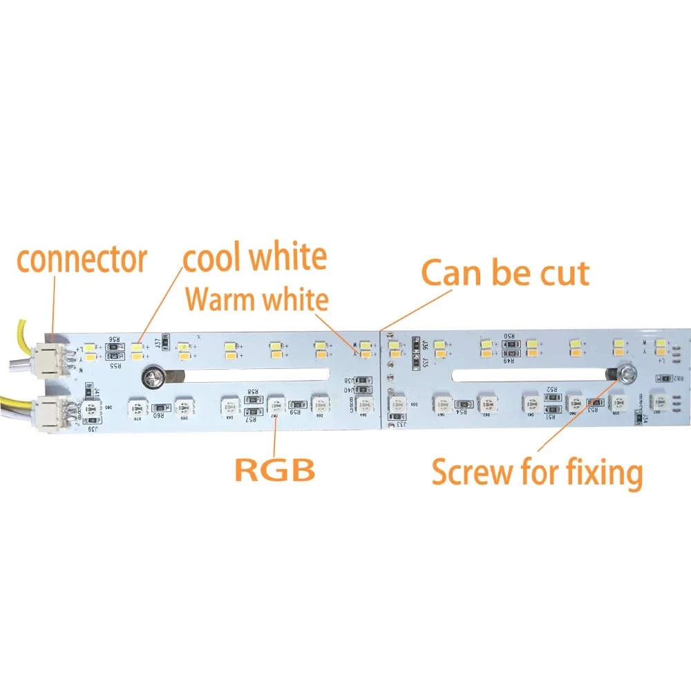 RGB + CCT яркость с регулируемой яркостью изменение цвета помощью пульта