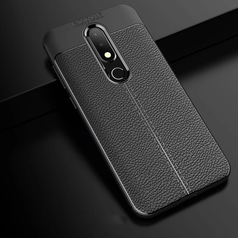 Кожа дизайн силиконовый чехол для Nokia 1 2 3 5 6 2018 7 8 Sirocco Plus X6 случаях плюс