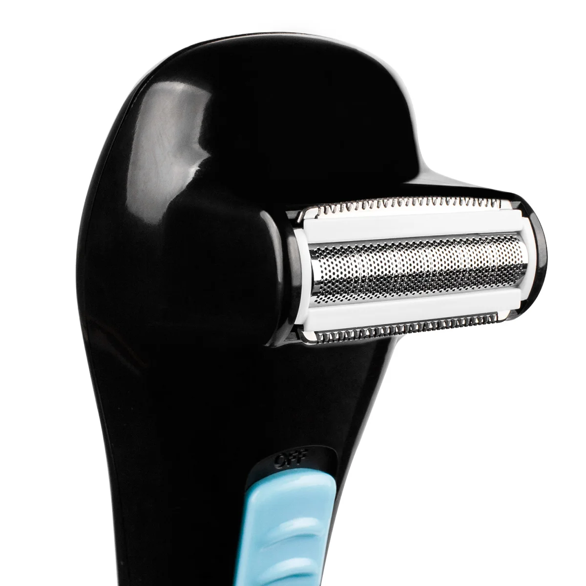 Бритва QSHAVE Do-It-Yourself на батарейках AA для удаления волос на спине, 1 Бритва и 2 сменных лезвия