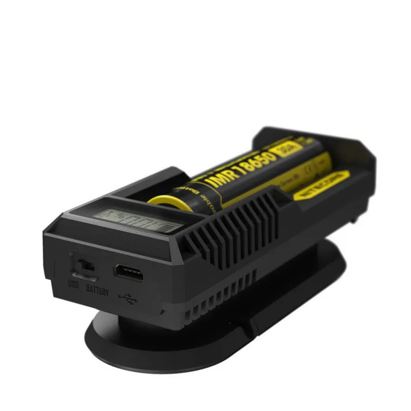 Оригинальное зарядное устройство Nitecore UM10 Смарт Батарея Зарядное устройство ЖК-дисплей Дисплей Батарея Зарядное устройство с Usb кабели для Зарядное устройство 18650 10440 17500 14500 H15