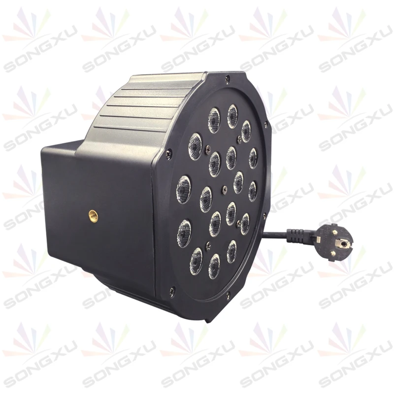 led rgb 18*1w плоские номинальной света для дискотек домашний праздник
