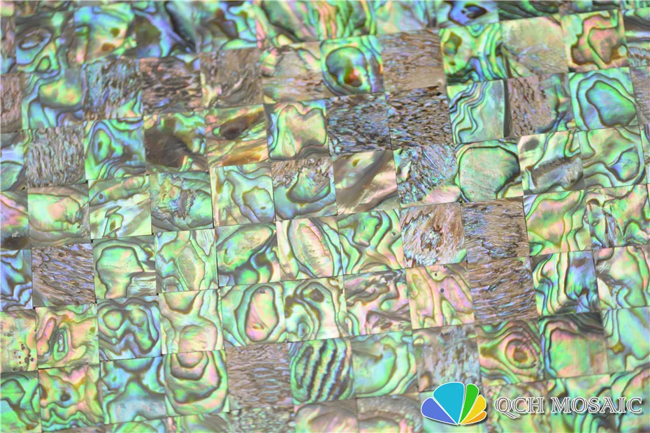 Новая Зеландия abalone paua shell бесшовная перламутровая мозаичная плитка для дома