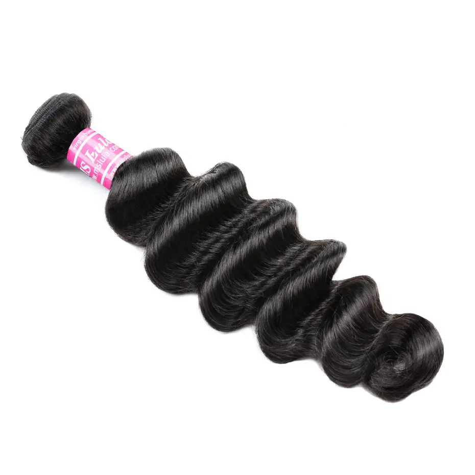 Ms lula волосы бразильские Свободные глубокая двойная утка плетение 1 пучок