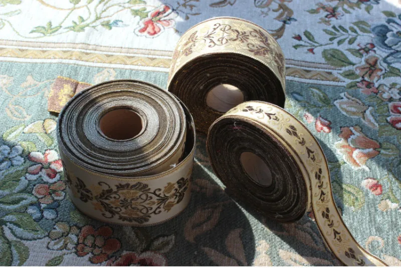 Шитье жаккардовых занавесок кружевная обрезка лента аксессуары для края подушки