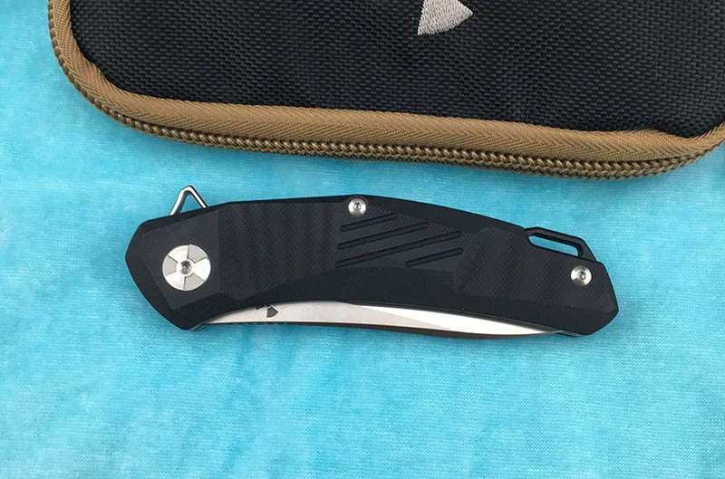 LEMIFSHE JK3217GB-G10 Флиппер складной нож D2 стальное лезвие G10+ стальная ручка кемпинг открытый охотничий кухонный нож для фруктов EDC