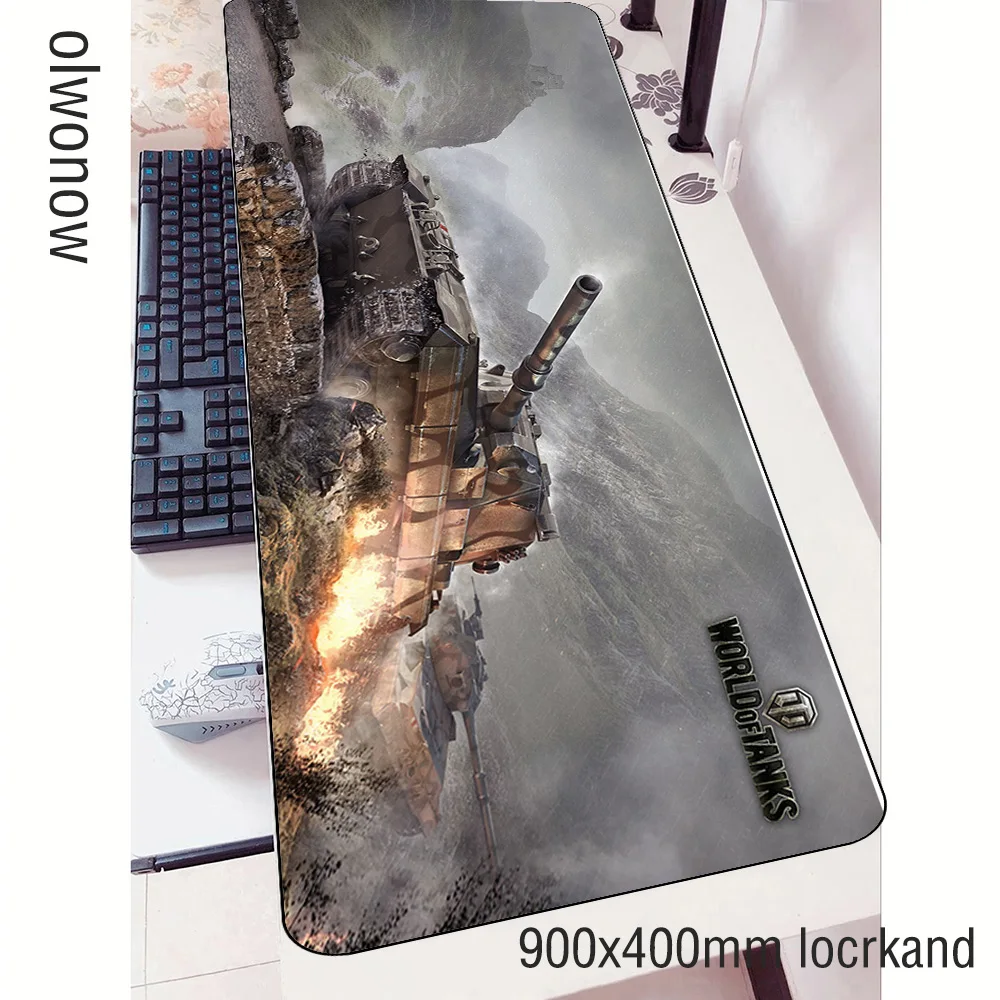 Дешевый коврик для мыши world of танки 900x400x2 мм ноутбука компьютерный большой