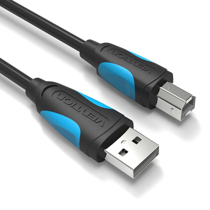 Vention usb кабель для принтера высокоскоростной A-B папа-папа usb кабель для принтера Синхронизация данных для 3d принтера этикеток lenovo 1 м 2 м 3 м