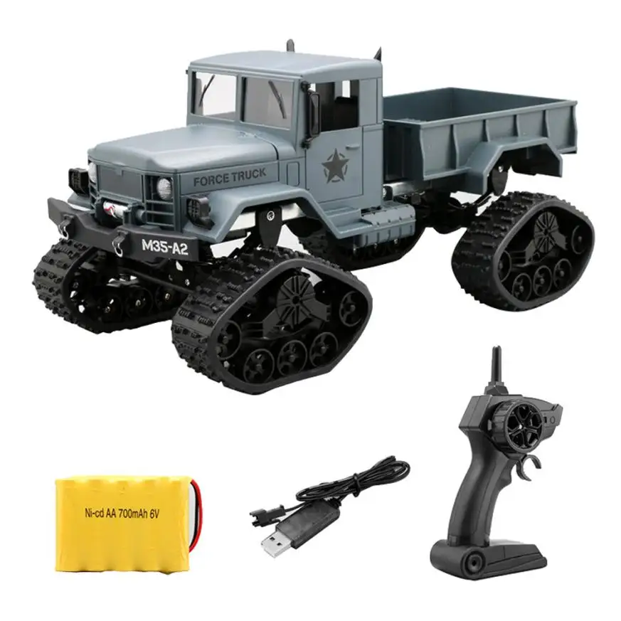 RC военный грузовик армейский 1:16 4WD гусеничные колеса гусеничный внедорожный