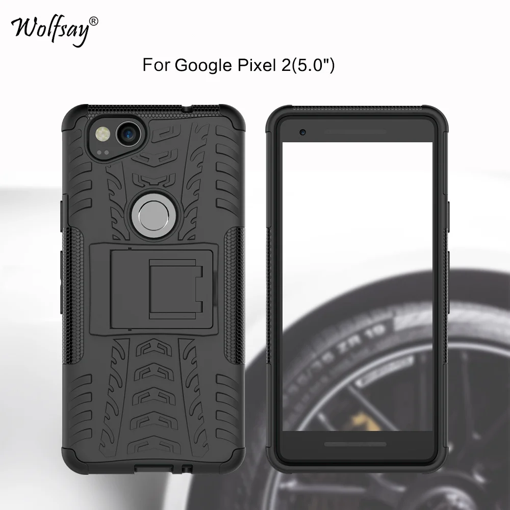Wolfssy чехол для телефона Google Pixel 2 Чехол 5 0 &quotударопрочный сверхпрочный защитный