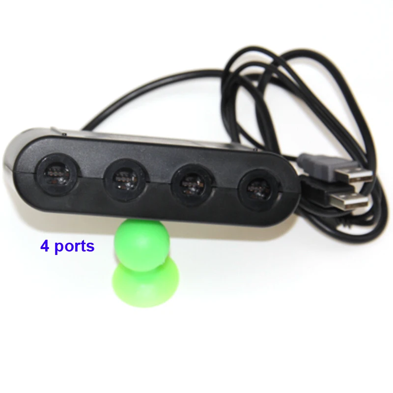 4 порта для контроллера GameCube адаптер конвертер NS Nintendo WiiU/PC USB Switch игровой