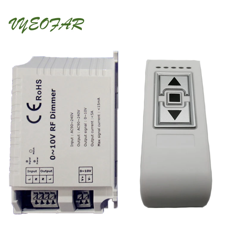 0 10V RF Диммер AC110V 220V Высокая Напряжение 1 канал задней кромкой тусклый 3 ключа