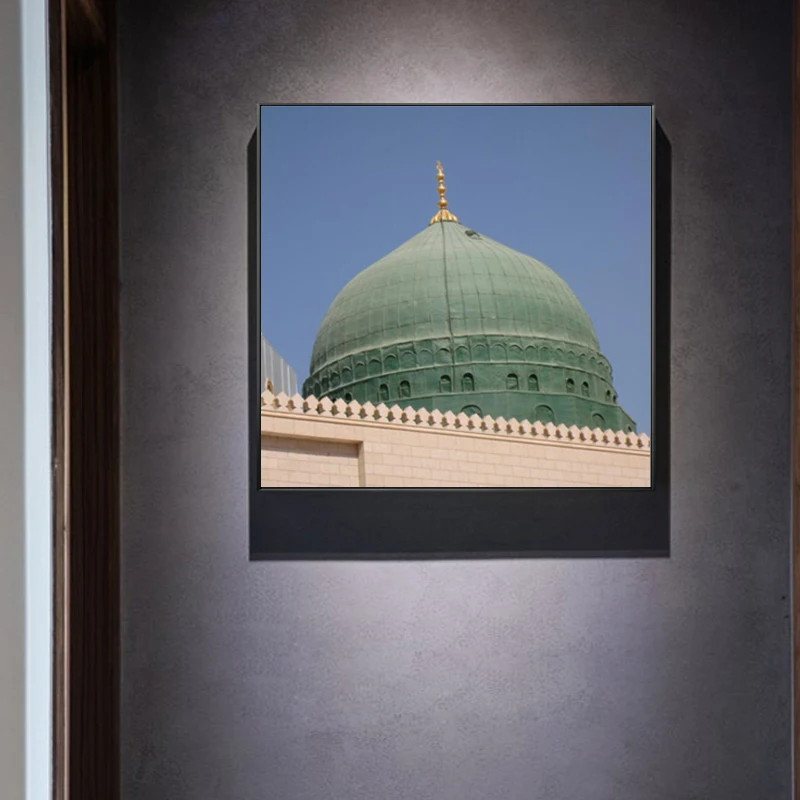 Modern Building Posters and Prints Wall Art Islamic Muslim Mosque Canvas Painting for Living Room Home Decoration Frameless | Дом и сад