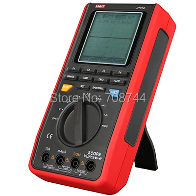 UNI T UT81B цифровой мультиметр осциллограф AC DC Вольт Ампер Ом Емкость Гц Тестер|multimeter