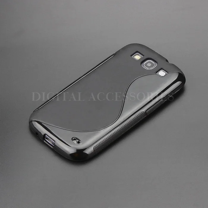 8 цветов S Line гелевый ТПУ тонкий мягкий Противоскользящий чехол-накладка для Samsung