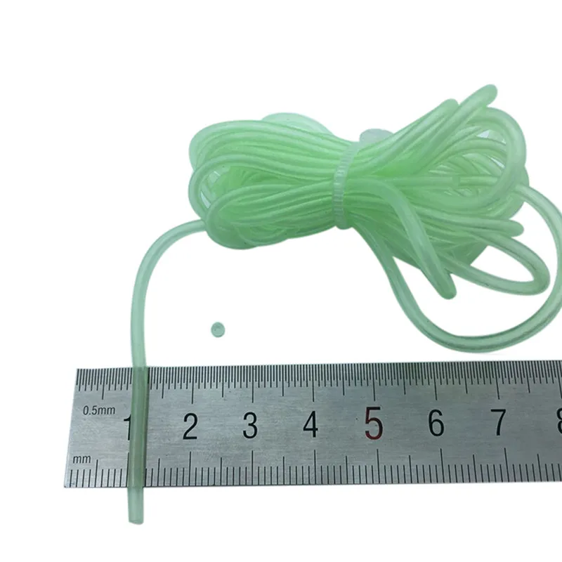 Мягкая рыболовная ПВХ пластиковая светящаяся трубка 2 м тубелумо тублинги для