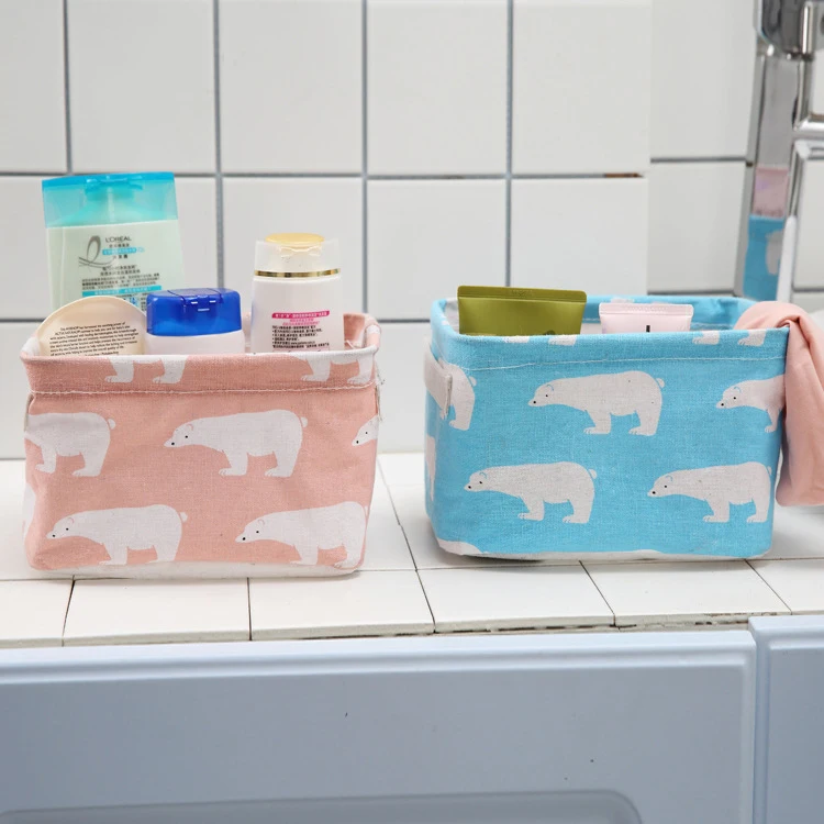 MICCK DIY корзина для хранения офисного рабочего стола макияж организовать складной ящик для хранения нижнего белья ювелирные изделия канцелярские контейнер для белья Baskek
