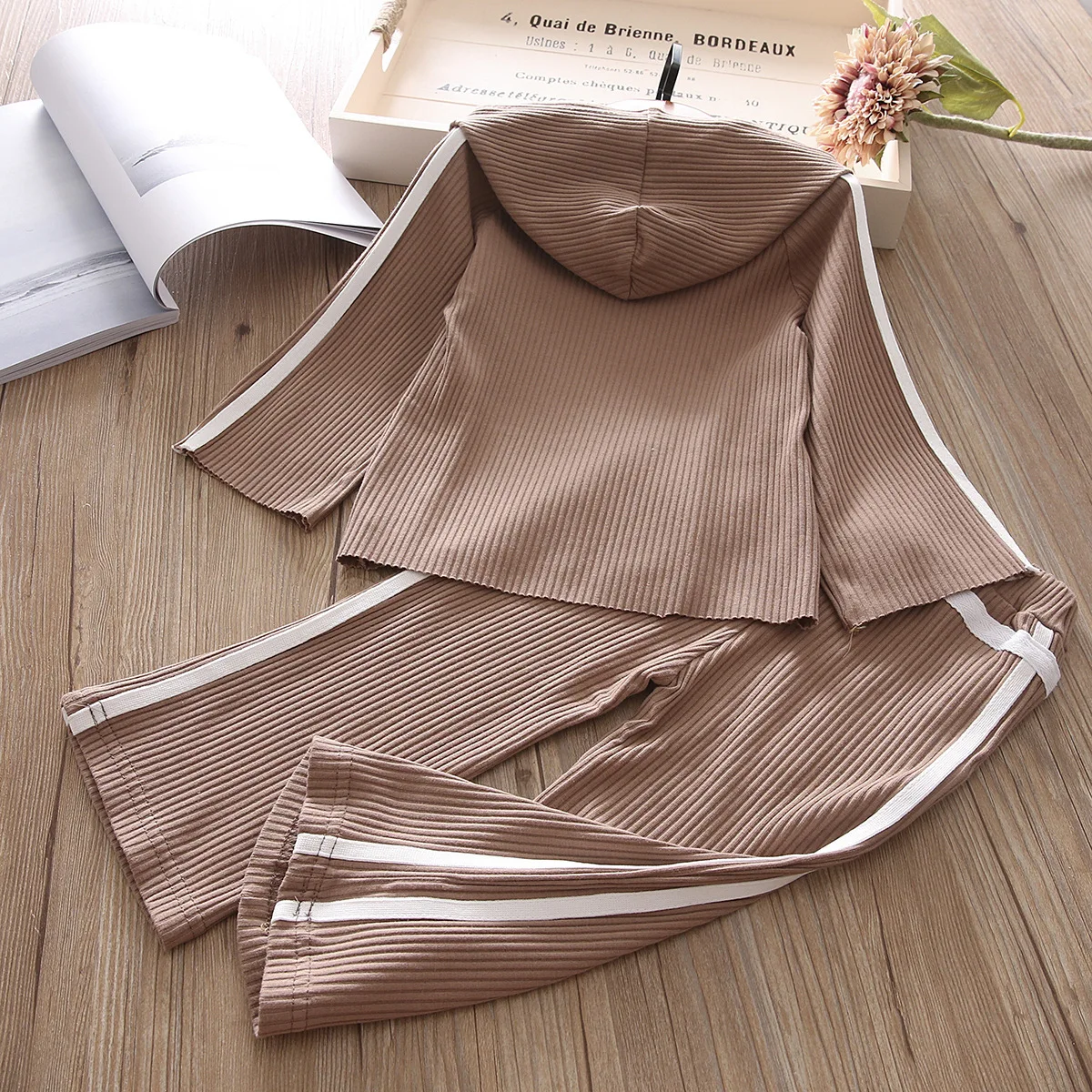 Детский весенний комплект Mihkalev для девочек комплекты одежды с длинным рукавом