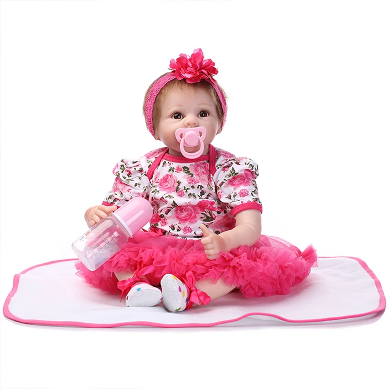 

Nicery Handmade Baby Doll Clothes Accessories Design for 20-22inch 50-55cm Reborn Baby Doll Clothes Sets Pink Headwear