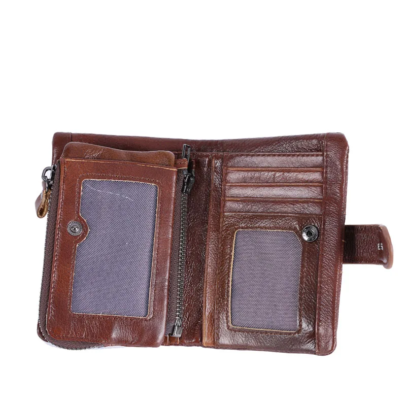 Мужской кошелек-клатч в стиле ретро SYNARA черный вместительный кошелек из