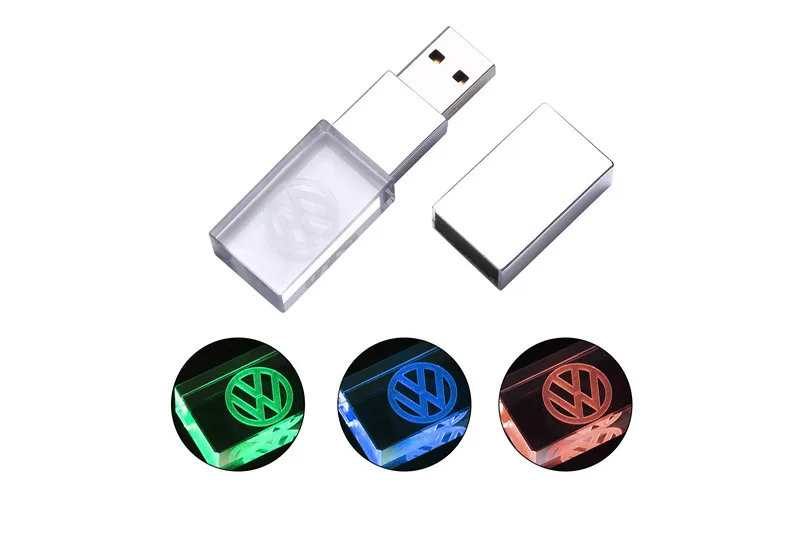 JASTER VW crystal+ металлический USB флеш-накопитель 4 ГБ 8 ГБ 16 ГБ 32 ГБ 64 ГБ 128 Гб Внешняя карта памяти u диск