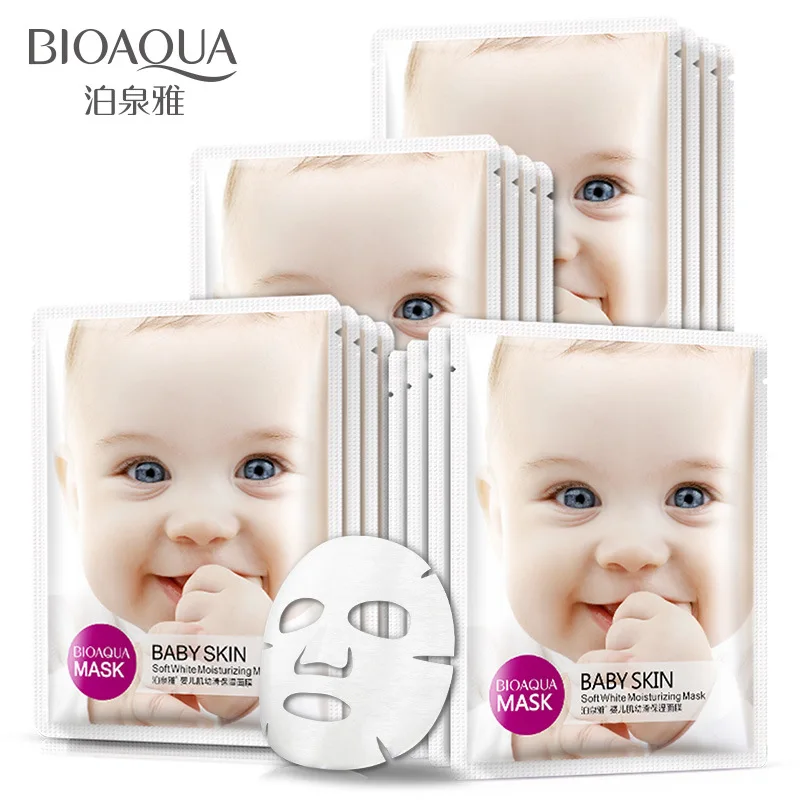 BIOAQUA 1 шт. детская кожа маска для лица Уход за кожей увлажняющий контроль жирности